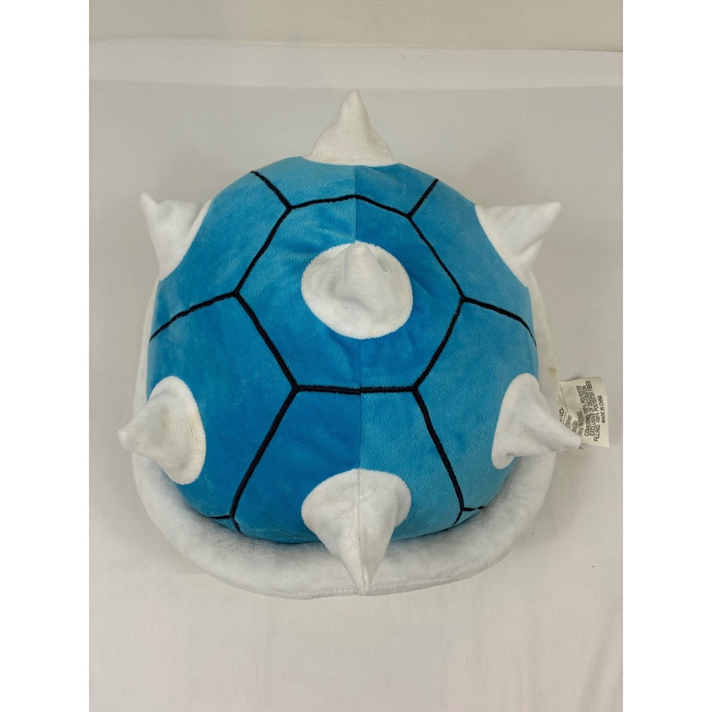 Nintendo Mario Kart Blue Spiny Shell Plush Toy Blue Yellow White One Size Good - Picture 2 of 5